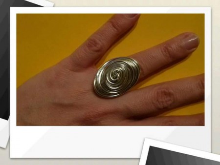 MODELLO 4 - Anello spirale larga