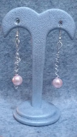 MODELLO 1 - ORECCHINI CON PERLE