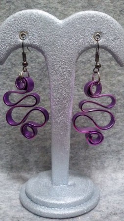 MODELLO 29 - ORECCHINI SERPENTINA FILO PIATTO